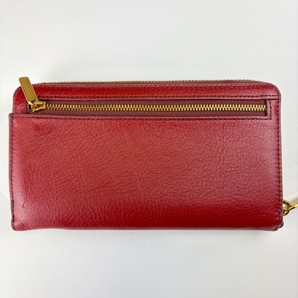 Fossil SL7878G602 Liza Zip Around Wallet in Scarlet - Picture 6 of 8